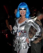Space Galaxy Girl Homemade Costume