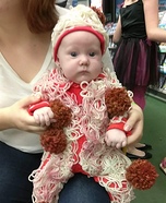 Easy DIY Spaghetti and Meatballs Costume