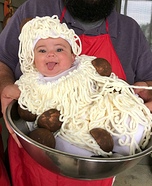 Spaghetti & Meatballs Homemade Costume