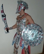 Homemade Spartan Warrior Costume