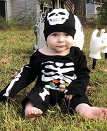 Spooky Skeleton Baby Costume