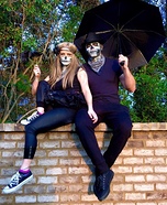 Spooky Skeleton Soul Mates Homemade Costume
