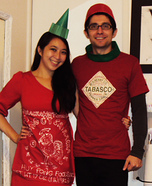 Sriracha and Tabasco Costume