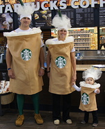 Family costume ideas - Starbucks Family Costume
