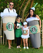 Starbucks Family Homemade Costume