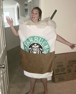 Starbucks Frappuccino Homemade Costume