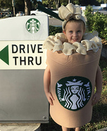 Starbucks Latte Homemade Costume