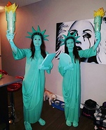 Statue of Liberty Homemade Costume
