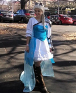 Homemade Steampunk Elsa Costume