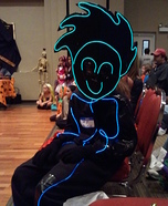 Glowing Man Homemade Costume