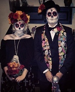 Sugar Skull Couple Costume