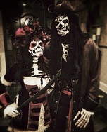 Sugar Skull Pirates Homemade Costume