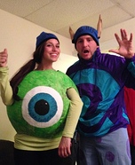 DIY Sully & Mike Wazowski Costumes