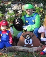 Super Mario Brothers Family Costume