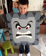 Super Mario Thwomp Homemade Costume