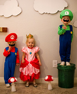 Super Mario Triplets Homemade Costume