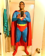 Superman Christopher Reeve Style Homemade Costume