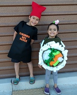 Sushi and Soy Sauce Costume