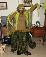Swamp Monster Homemade Costume