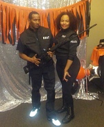 Swat Team Couple Costume