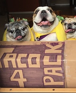 Taco Bell 4 Pack Homemade Costume