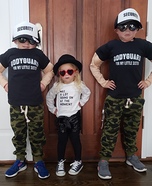 Taylor Swift and her Bodyguards Homemade Costume
