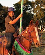 Teddy the Carousel Horse Homemade Costume