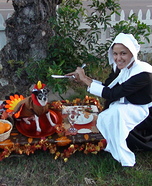 Thanksgiving Turkey and The Hungry Pilgrim Homemade Costume