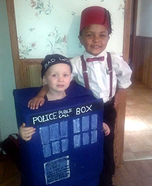 The 11th Doctor and his Tardis Homemade Costume