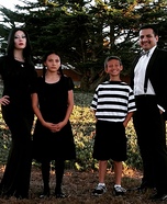 The Addams Family Homemade Costume
