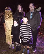 The Addams Family Homemade Costume