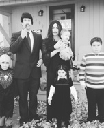The Addams Family Homemade Costume