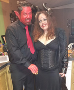 The Devil and the Devil's Wife Homemade Costume
