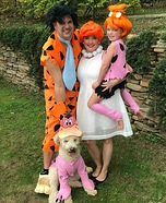 The Flintstones Family Homemade Costume