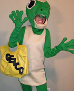 The Geico Gecko Homemade Costume