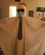 The Ghost of Christmas Covid Homemade Costume