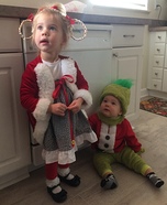 The Grinch and Cindy Lou Who Homemade Costume