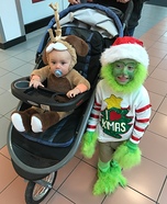The Grinch and Max Homemade Costume