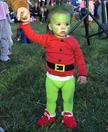 The Grinch Baby Homemade Costume