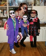 The Harley Quinns and The Jokers Homemade Costume