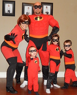 The Incredibles Family Costume