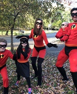 The Incredibles Family Homemade Costume