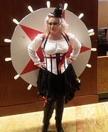 The knife Thrower's Assistant Homemade Costume