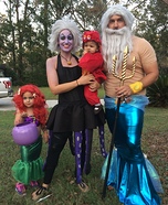 The Little Mermaid Crew Family Costume