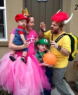 The Mario Brothers Family Costume