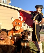 The Matador and her Bulls Costume