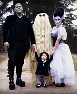 The Munster's have their very own Wednesday Addams Homemade Costume