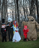 The Nightmare Before Christmas Family Homemade Costume