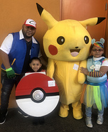 The Pokemon Go Family Homemade Costume