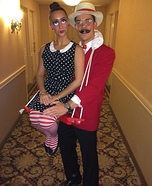 The Puppeteer & his Ventriloquist Dummy Homemade Costume